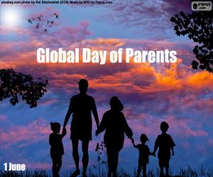yapboz Ebeveynlerin küresel günü